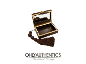 Chanel Tortoise Resin Vintage Evening Bag