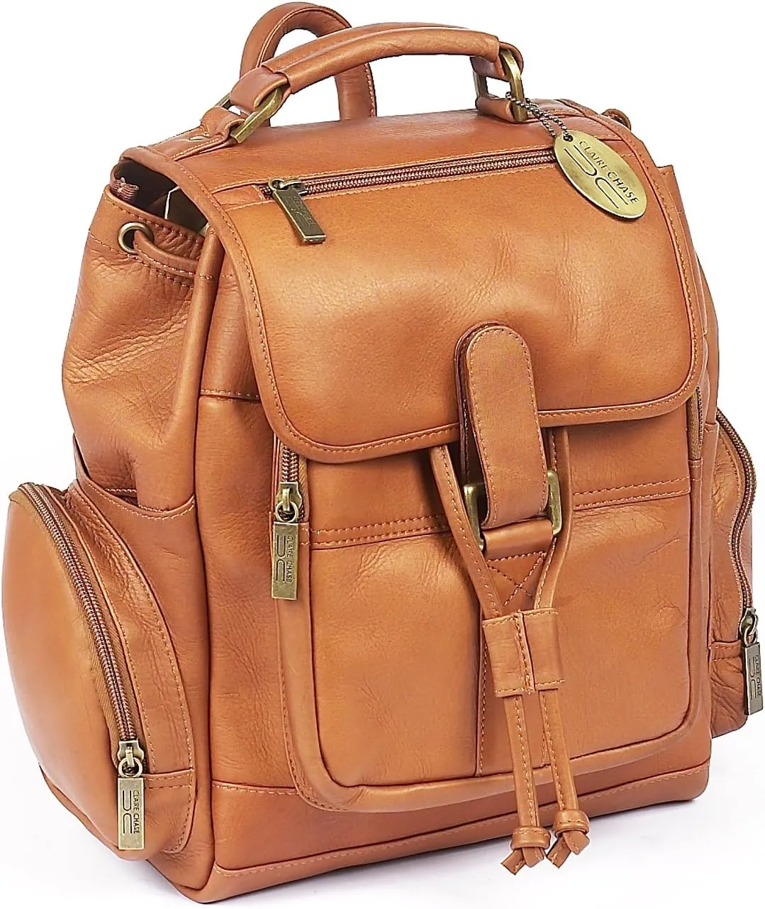 Claire Chase Uptown Back Pack, Saddle, One Size