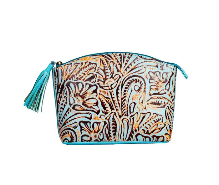 Clarendon Pouch in Turquoise