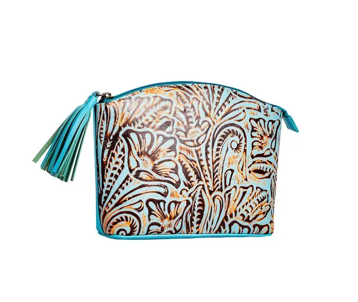 Clarendon Pouch in Turquoise