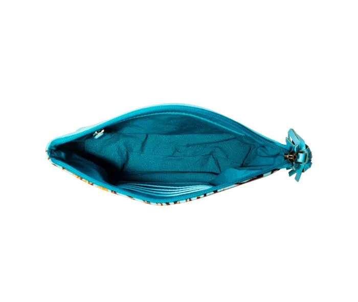 Clarendon Pouch in Turquoise