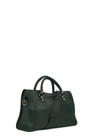 Classic City M Green with Gold Hardware