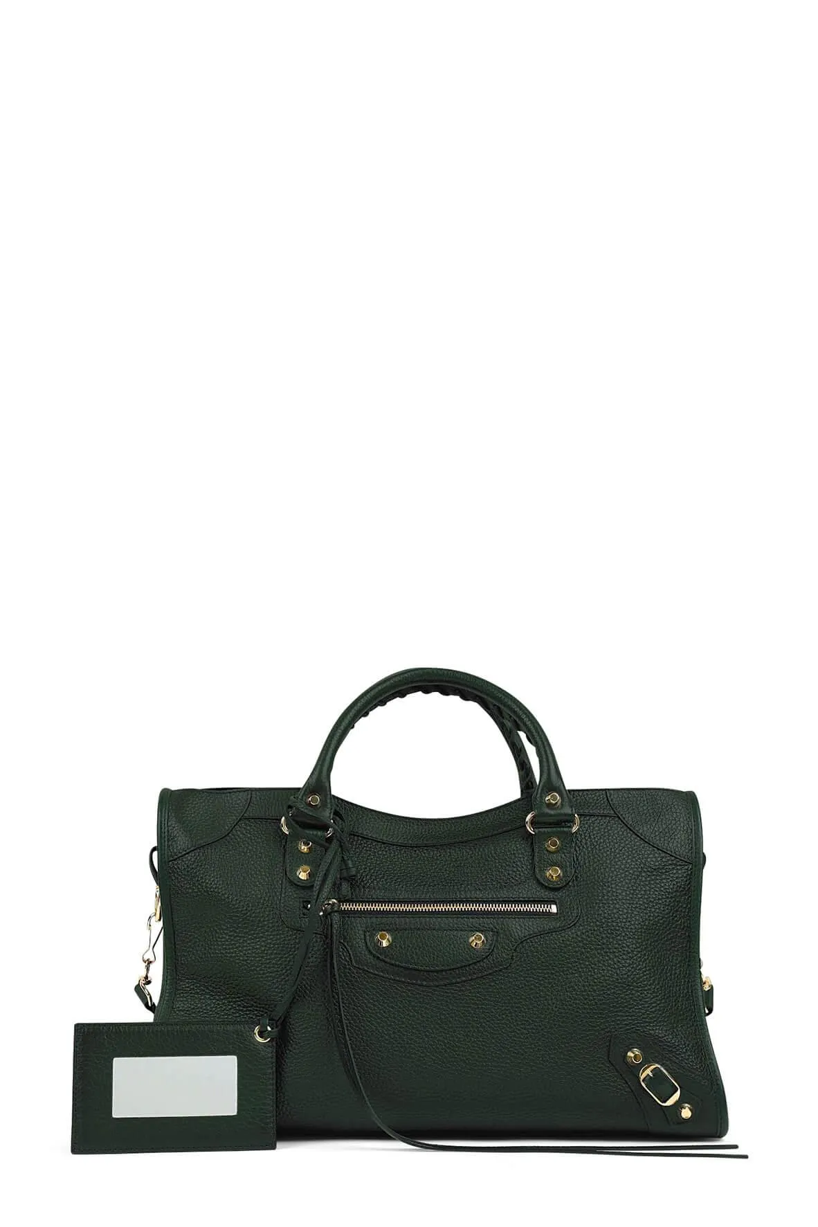 Classic City M Green with Gold Hardware