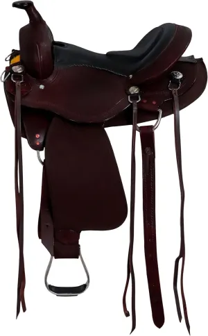 Classic Quality Handmade American Leather Western Barrel Racing Wooden Tree Trail Comfort Equestrian Horse Saddle Size 14"-18" inches