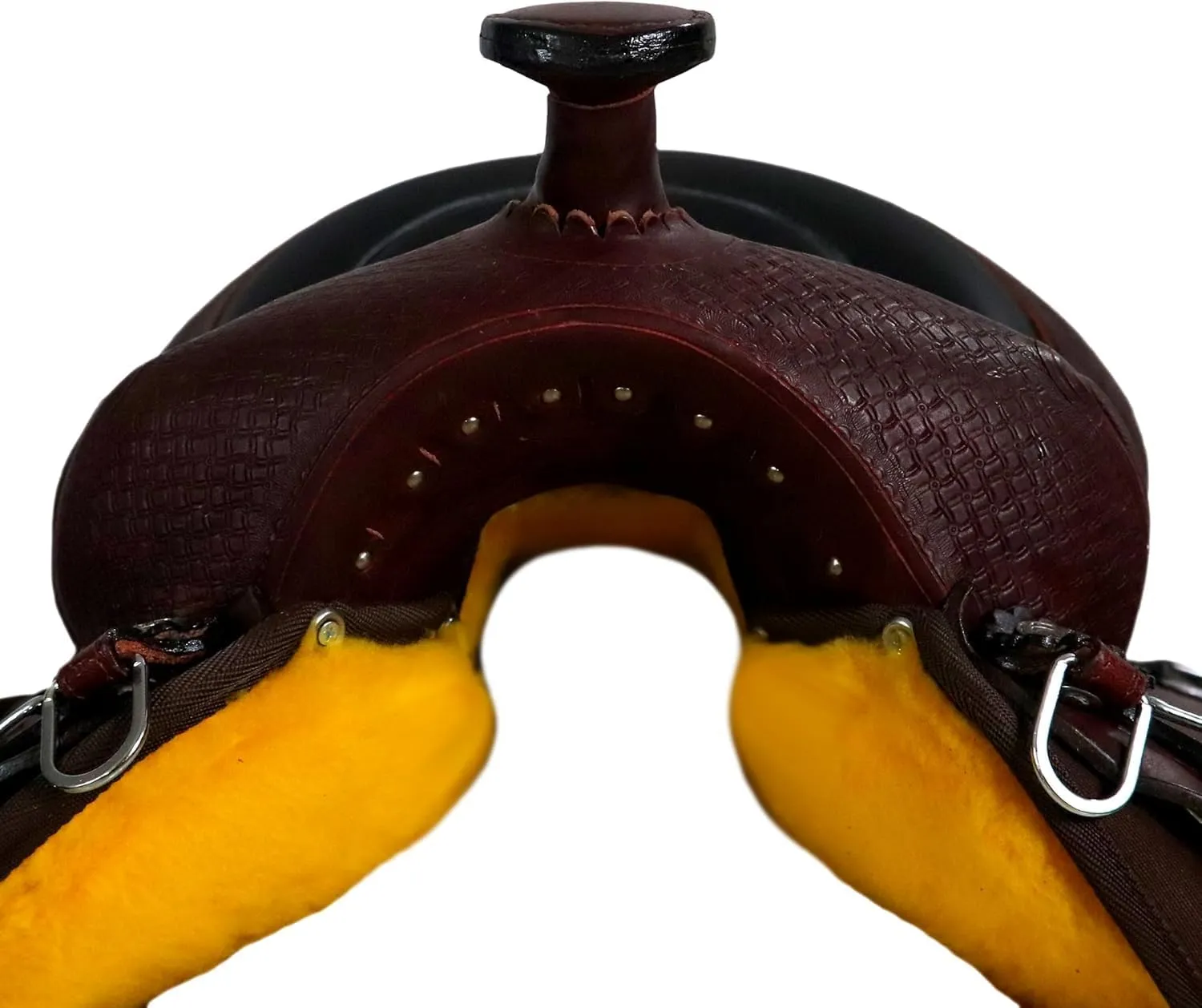 Classic Quality Handmade American Leather Western Barrel Racing Wooden Tree Trail Comfort Equestrian Horse Saddle Size 14"-18" inches