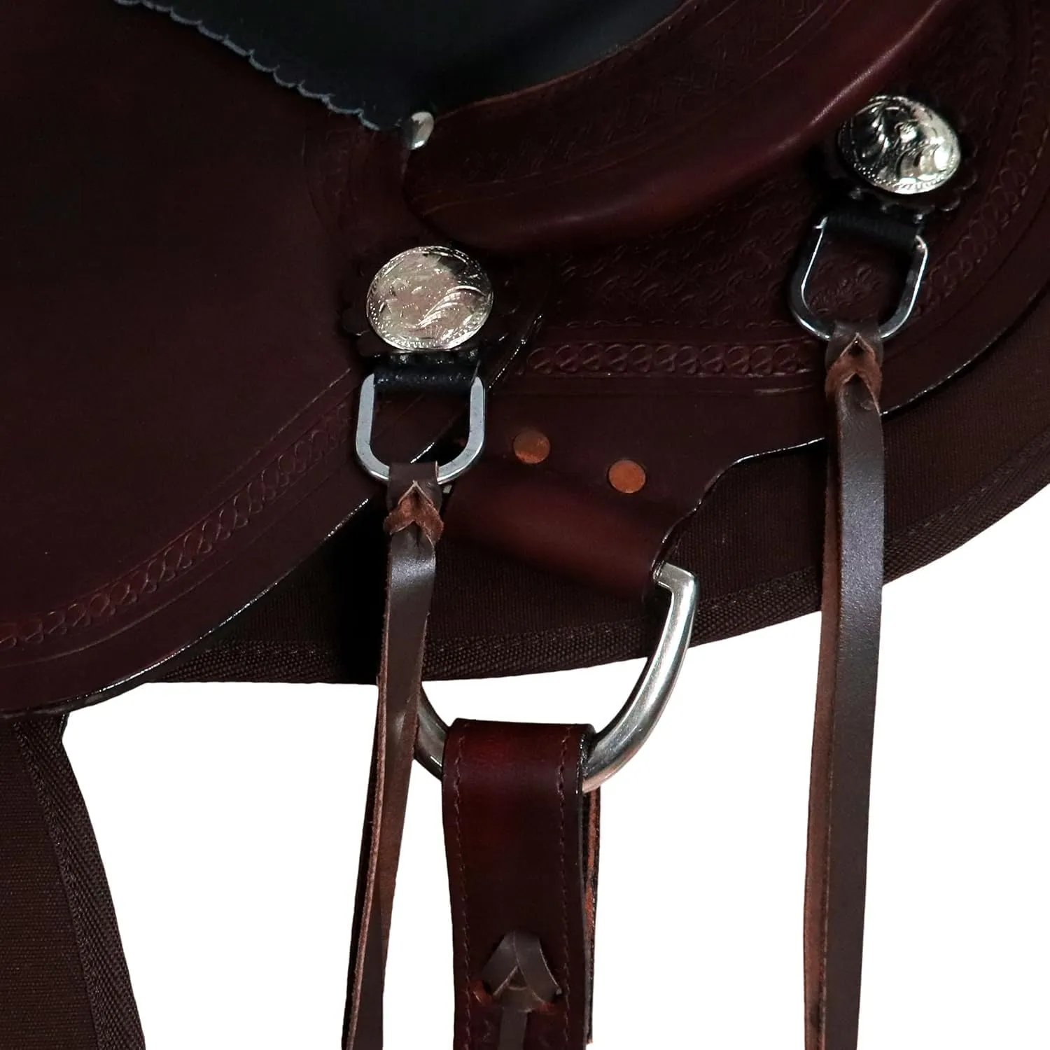 Classic Quality Handmade American Leather Western Barrel Racing Wooden Tree Trail Comfort Equestrian Horse Saddle Size 14"-18" inches