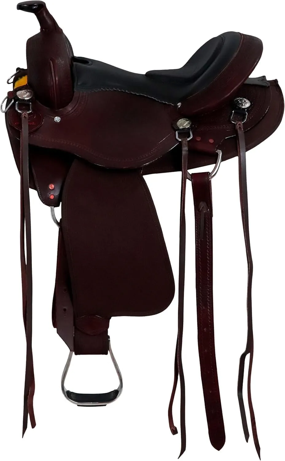 Classic Quality Handmade American Leather Western Barrel Racing Wooden Tree Trail Comfort Equestrian Horse Saddle Size 14"-18" inches