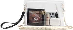 Clear Bag Stadium Approved: Suit for Quick Security Check - Small Transparent Purse for Women