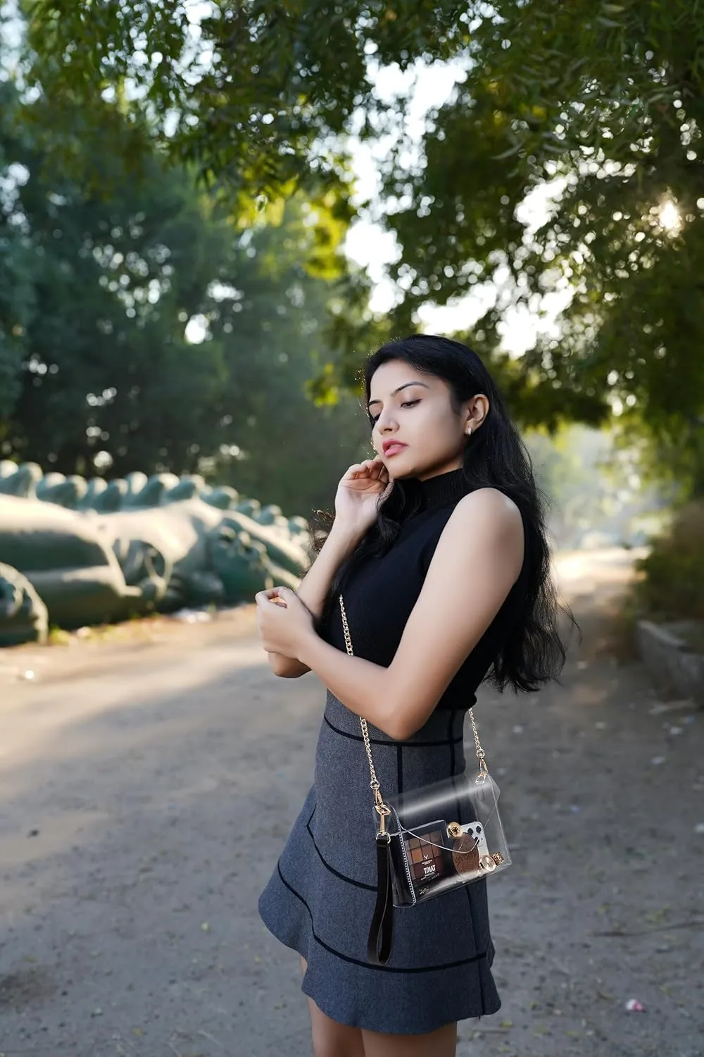 Clear Bag Stadium Approved: Suit for Quick Security Check - Small Transparent Purse for Women