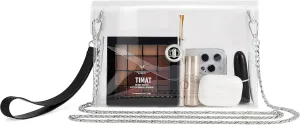 Clear Bag Stadium Approved: Suit for Quick Security Check - Small Transparent Purse for Women