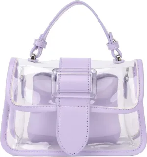 Clear Bag Stadium Events Women 2025 Trendy PVC See Through Purses Chain Shoulder Crossbody Bags Satchel Mini Handbag