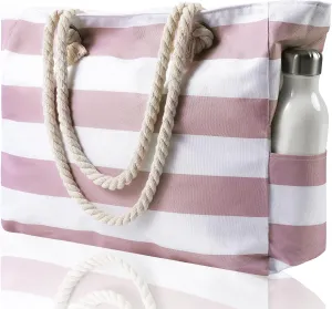 Clothirily Beach Bag for Women - Large Beach Tote Bag, Waterproof Sandproof Beach Bag with Zipper, Large Swim Pool Beach Tote