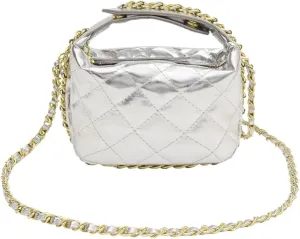 Clutch Purses for Women, Mini Metallic Evening Purse