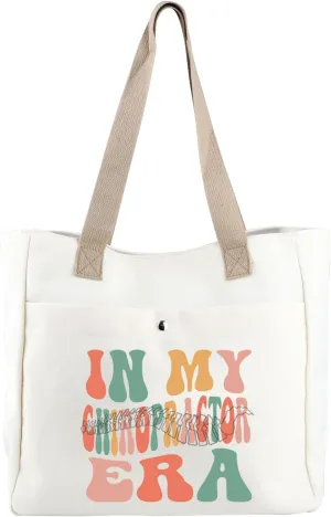 CMNIM Chiropractor Gifts Tote Bag Spine Doctor Gifts Thank You Gifts for Chiropractic Doctor Shoulder Bag Chiropractic Gifts