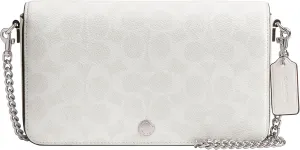 Coach Mila Crossbody Bag in Signature Canvas, LH/White Chalk