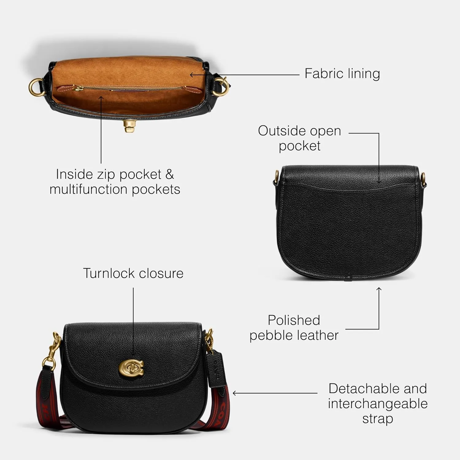 Coach Willow Saddle Bag