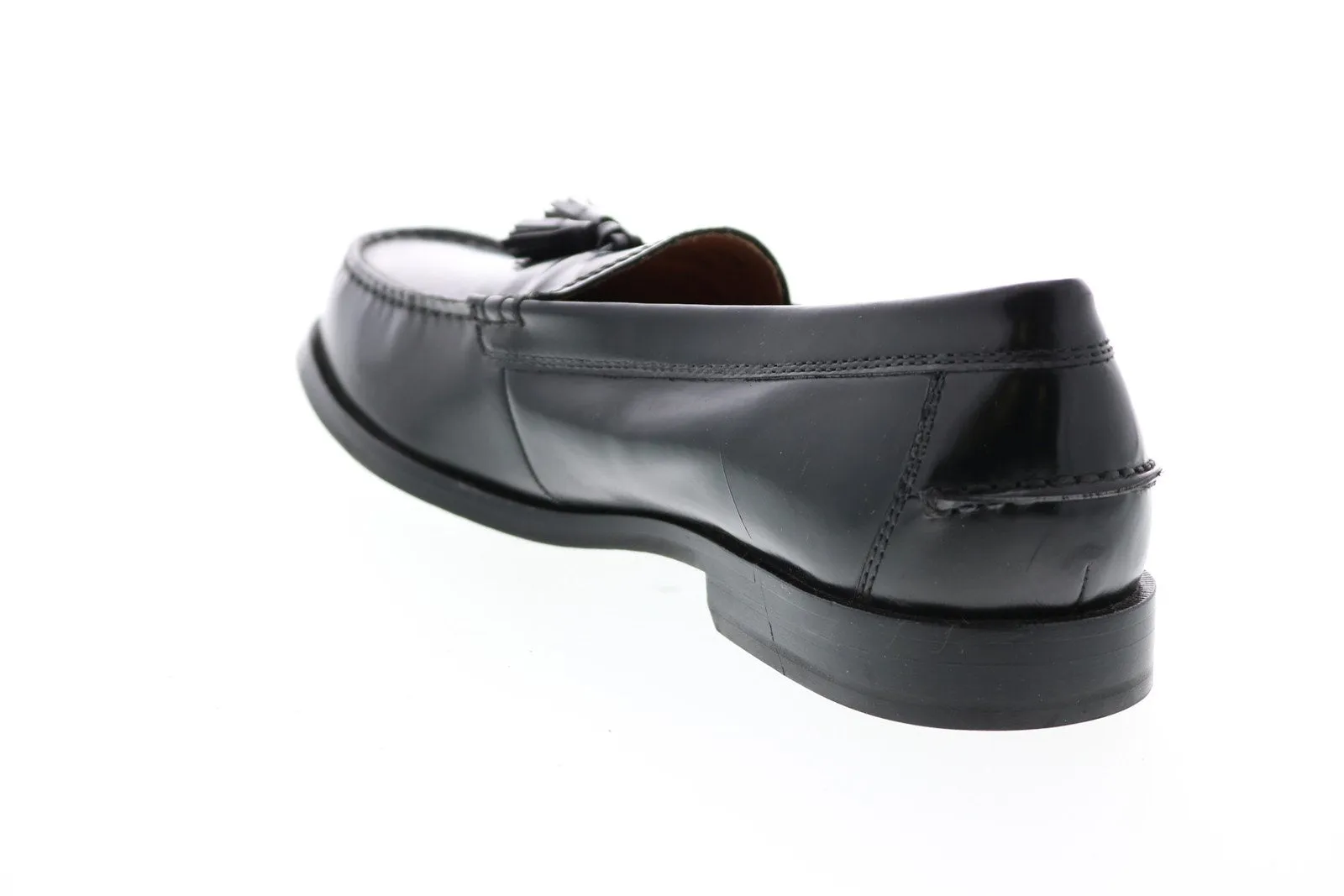 Cole Haan CH10 Mens Black Leather Slip On Loafers & Slip Ons Tasseled Shoes