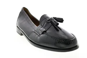 Cole Haan CH47 Mens Black Synthetic Loafers & Slip Ons Tasseled Shoes