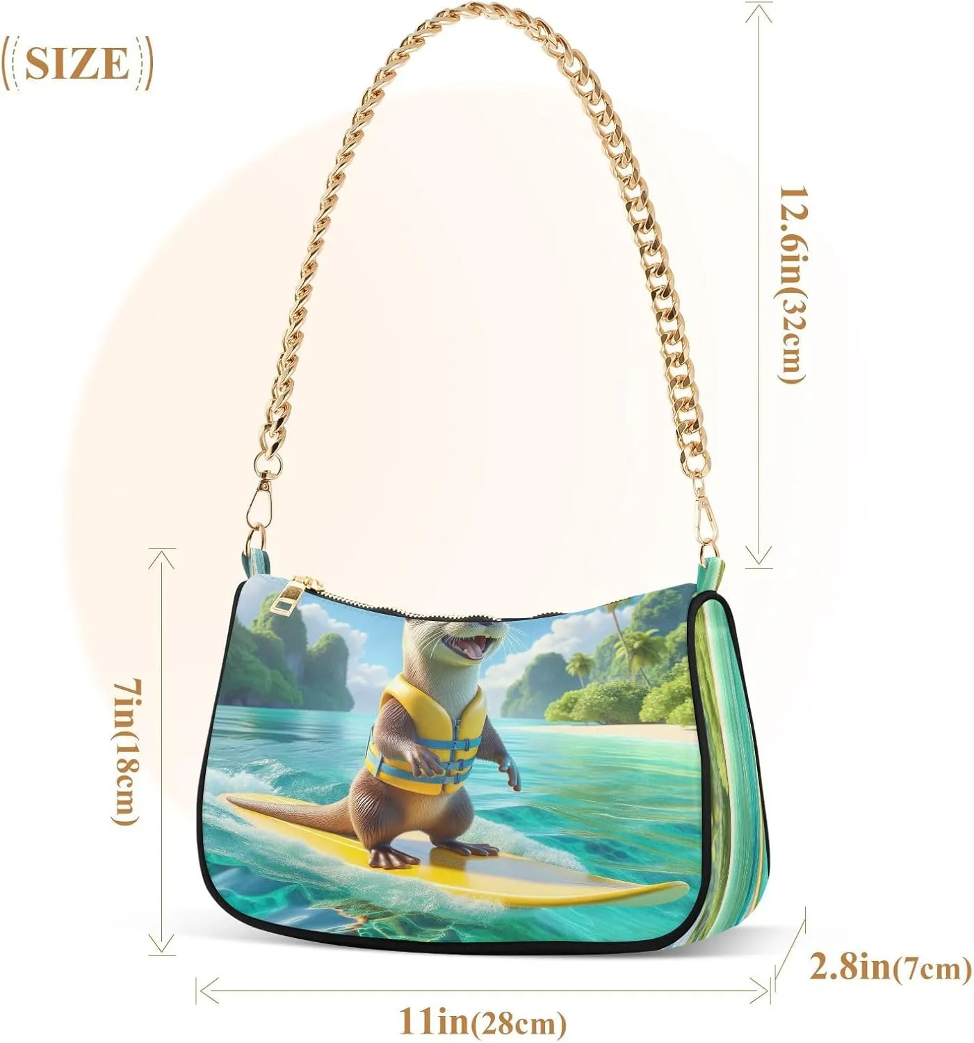 Colorful Graffiti Womens Purse, Crossbody Bag