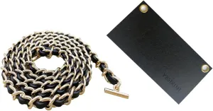 Conversion Kit Real Cowhide Leather Chain Insert Compatible With Chanel Flap Long Wallet Gift for Her