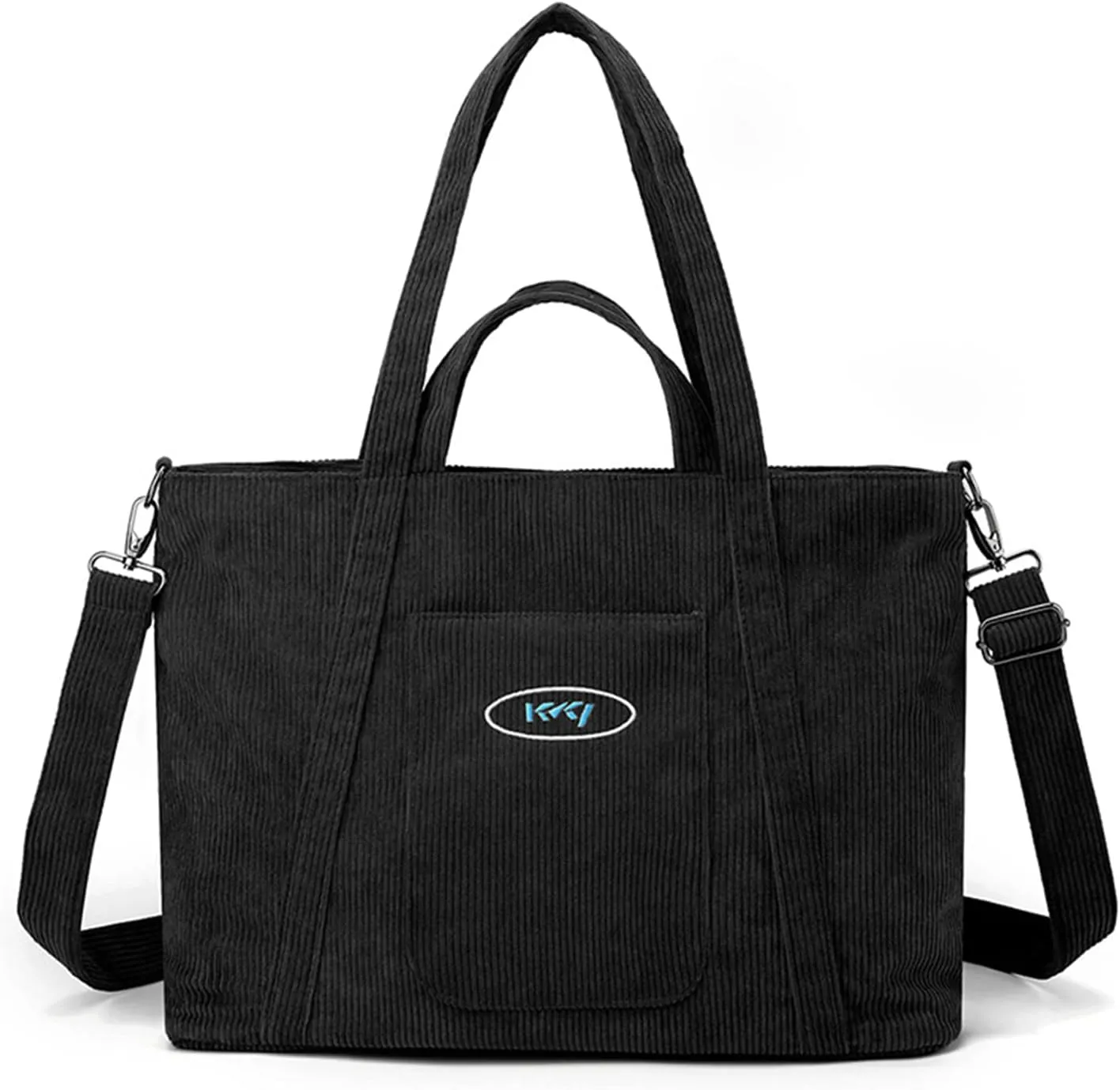 Corduroy Tote - Women's Large Capacity Crossbody & Shoulder Bag