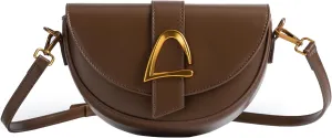 Coucoland Crossbody Bags for Women - Shoulder Bag Faux Leather Bag Saddle Clutch Purse Flap Handbags for Daily