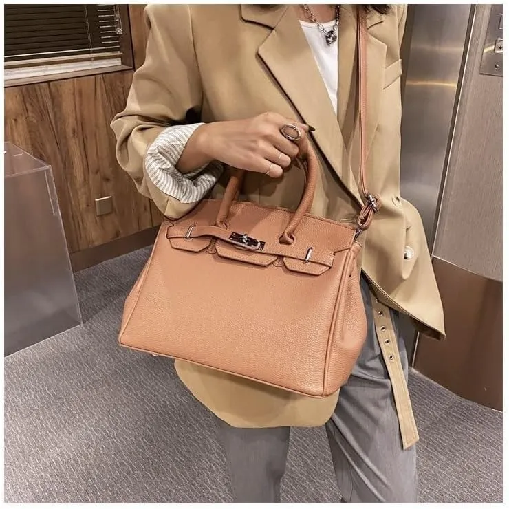 cross-body bag Shoulder Cowhide Lychee Pattern Bag