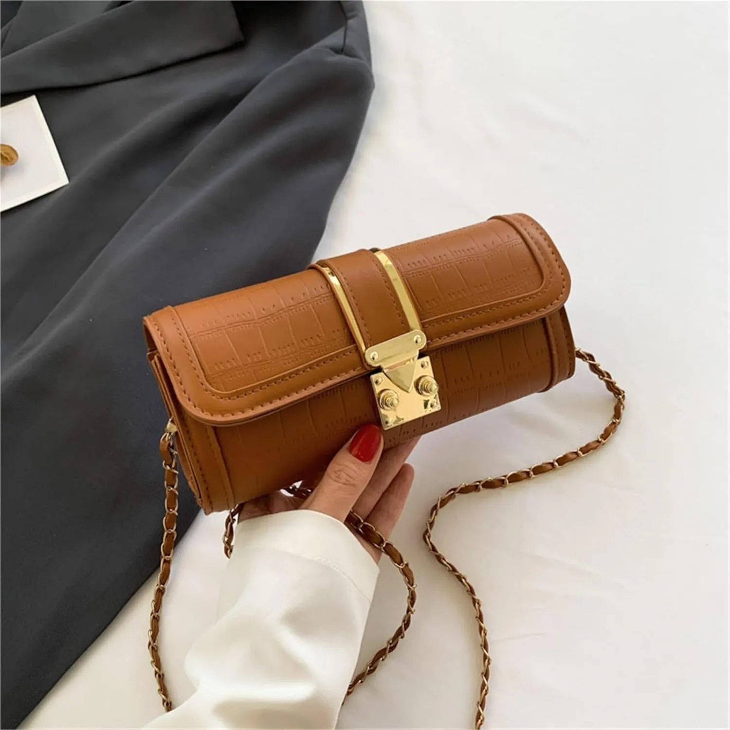 cross-body bag Stone Crossbody Chain Bag