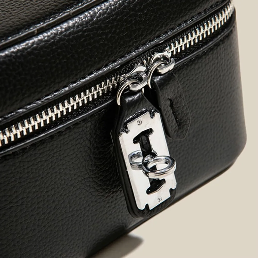 Crossbody Bag for Women Y2K Trendy Small Vegan Leather Hobo Purses Shoulder Handbags with Chain Strap