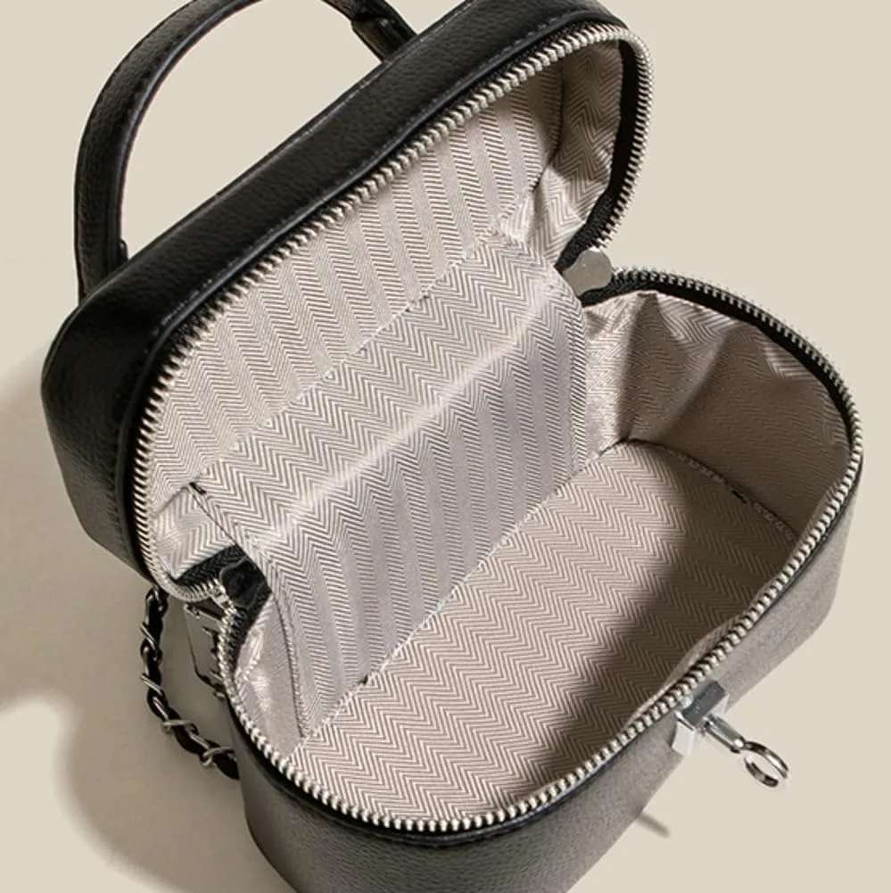 Crossbody Bag for Women Y2K Trendy Small Vegan Leather Hobo Purses Shoulder Handbags with Chain Strap