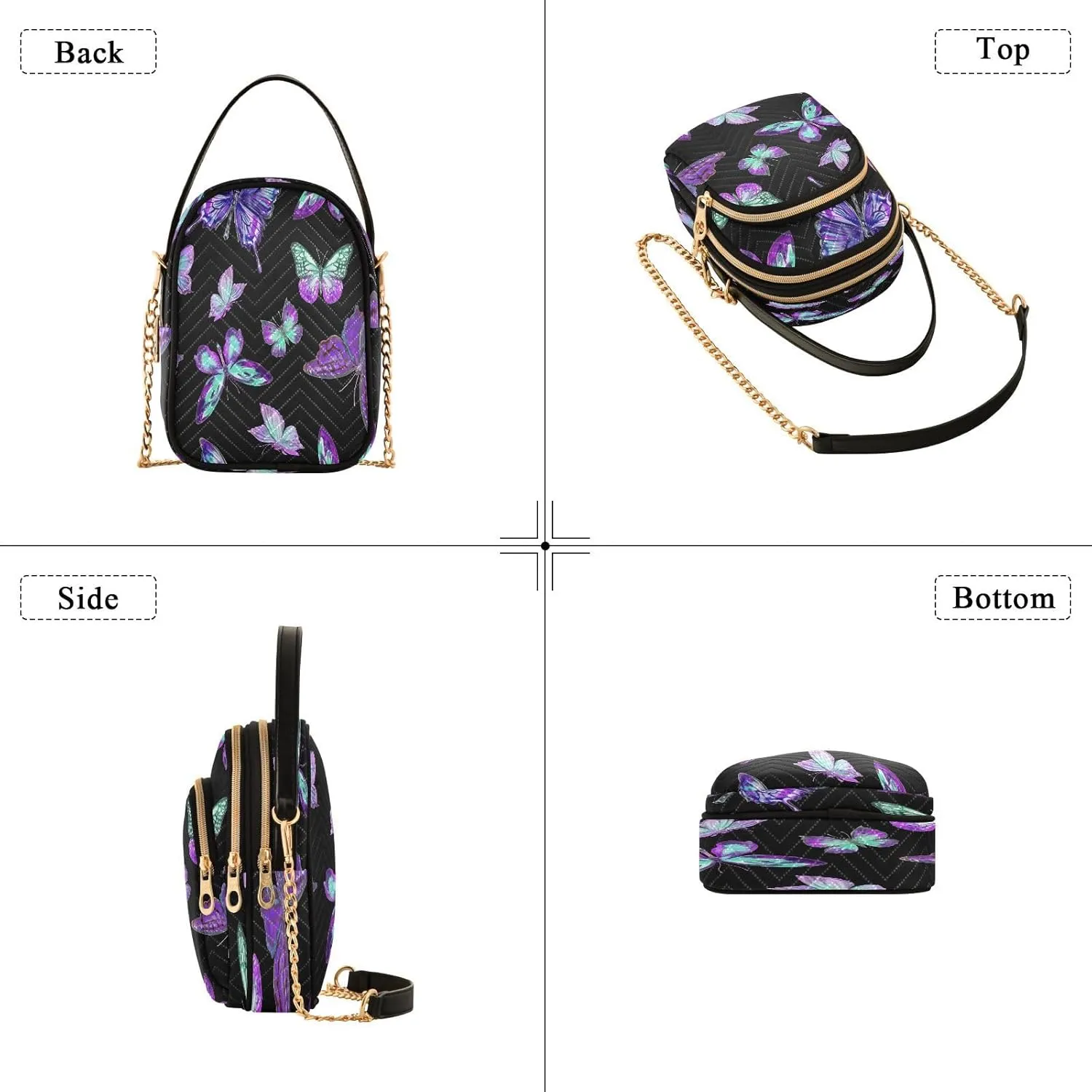 Crossbody Bags Crossbody Purse Chest Bag Indian Cute Owl for Women Trendy