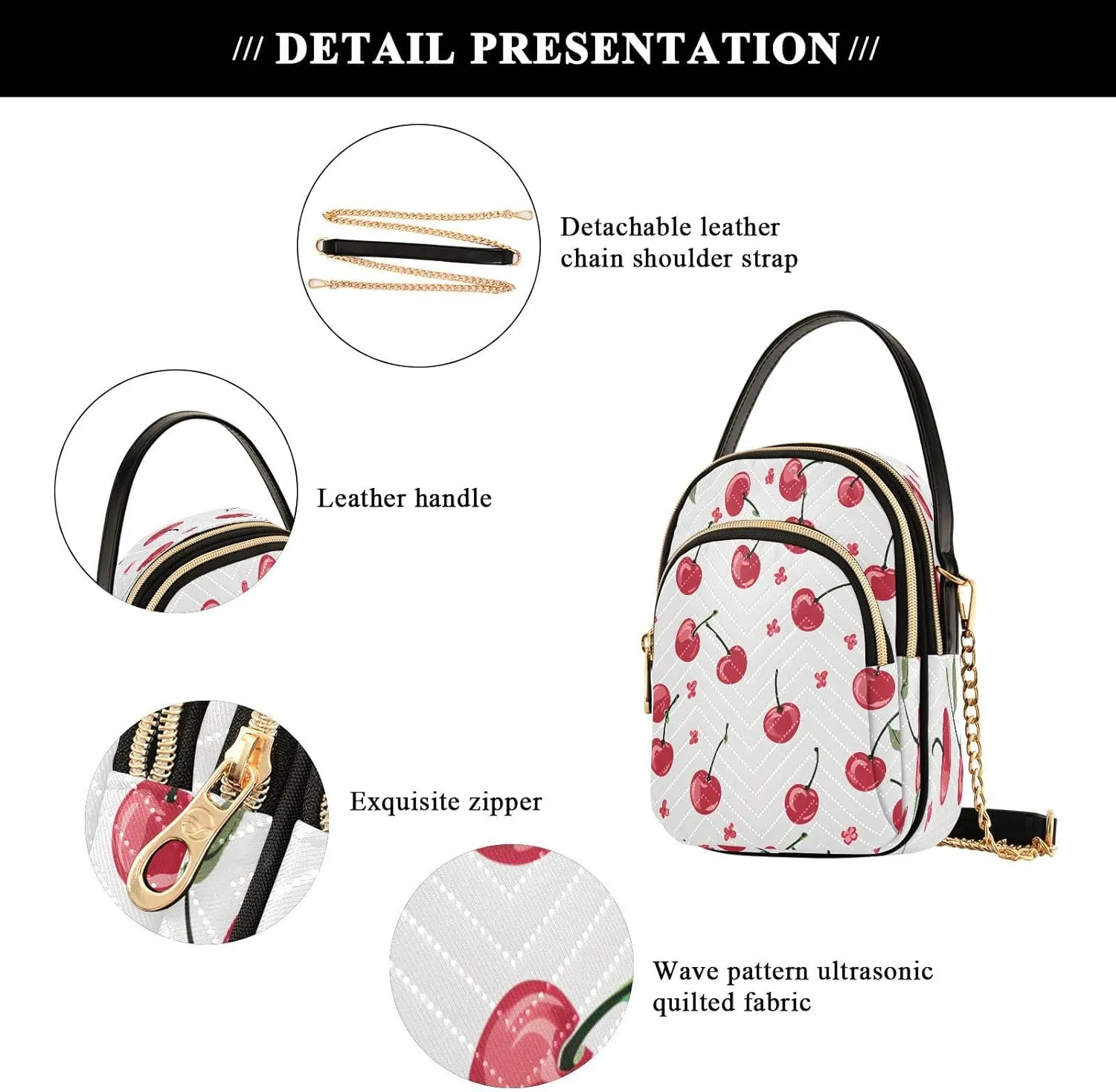 Crossbody Bags Crossbody Purse Chest Bag Sun Moon Stars Witch for Women Trendy