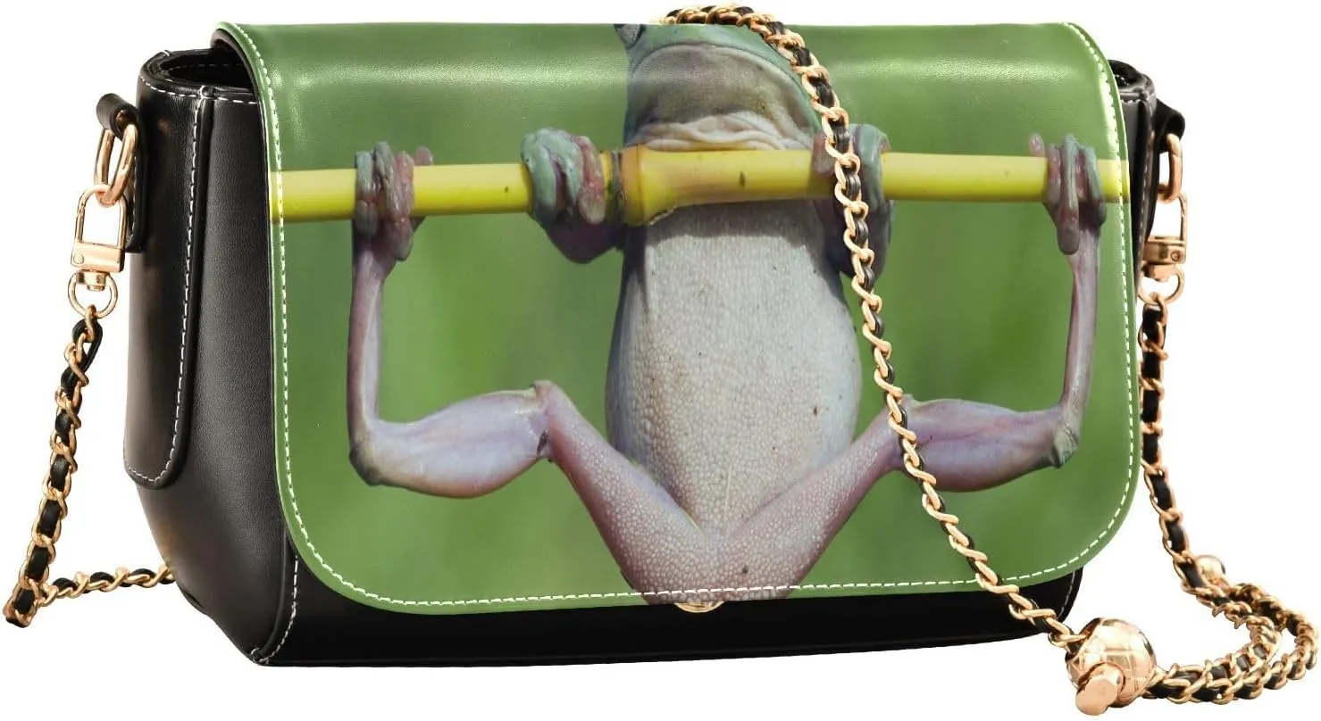 Crossbody Bags for Women Trendy Women's Black Shoulder Bag Small PU Leather Flap Cross Body Bag Handbags