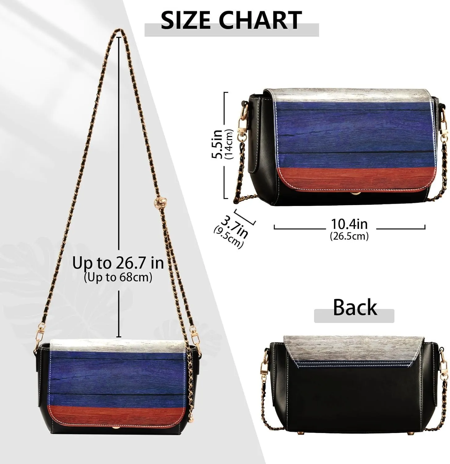Crossbody Bags for Women Trendy Women's Black Shoulder Bag Small PU Leather Flap Cross Body Bag Handbags