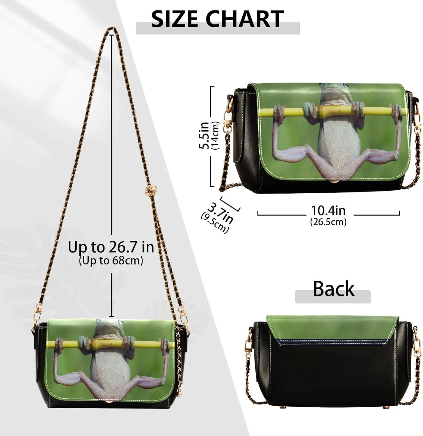 Crossbody Bags for Women Trendy Women's Black Shoulder Bag Small PU Leather Flap Cross Body Bag Handbags