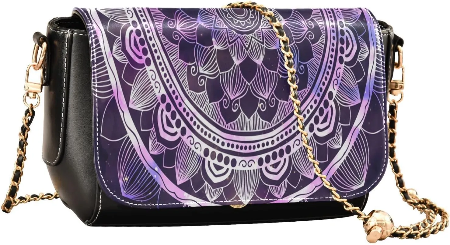 Crossbody Bags for Women Trendy Women's Black Shoulder Bag Small PU Leather Flap Cross Body Bag Handbags