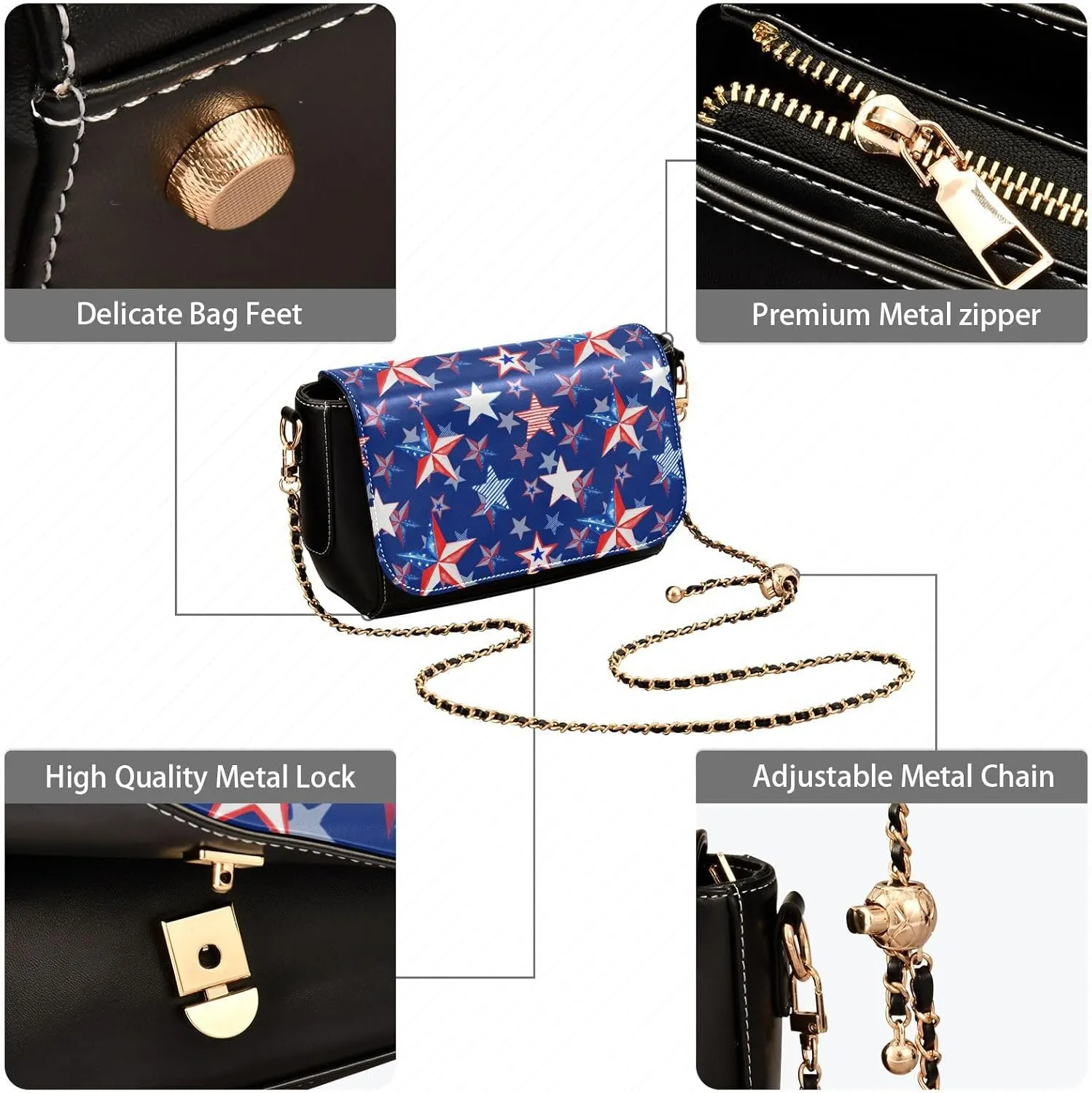Crossbody Bags for Women Trendy Women's Black Shoulder Bag Small PU Leather Flap Cross Body Bag Handbags