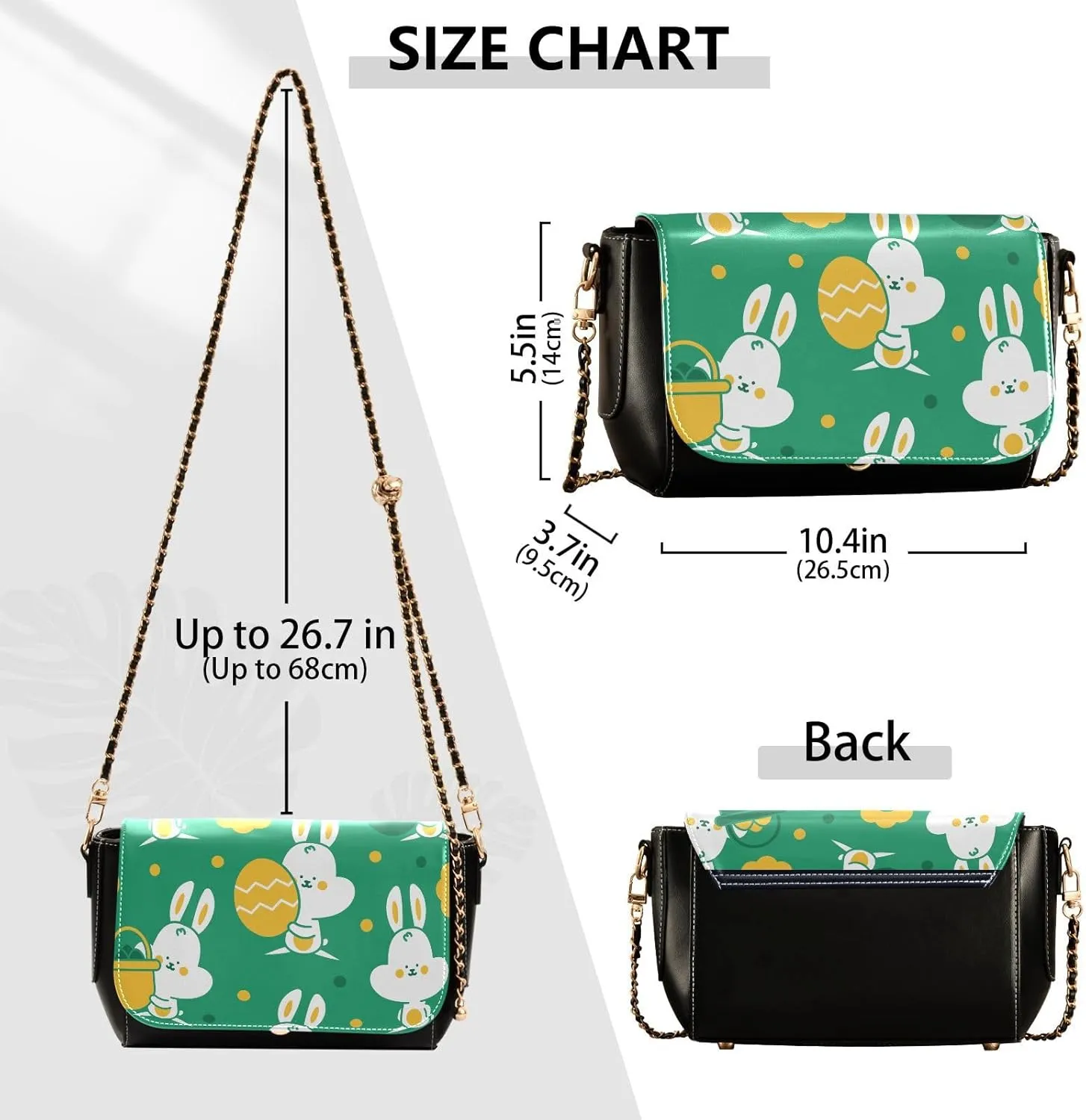 Crossbody Bags for Women Trendy Women's Black Shoulder Bag Small PU Leather Flap Cross Body Bag Handbags