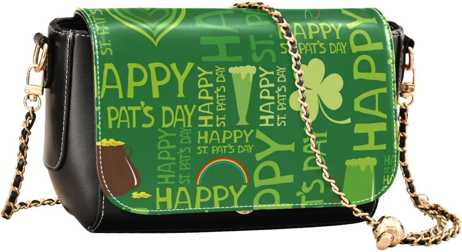 Crossbody Bags for Women Trendy Women's Black Shoulder Bag Small PU Leather Flap Cross Body Bag Handbags