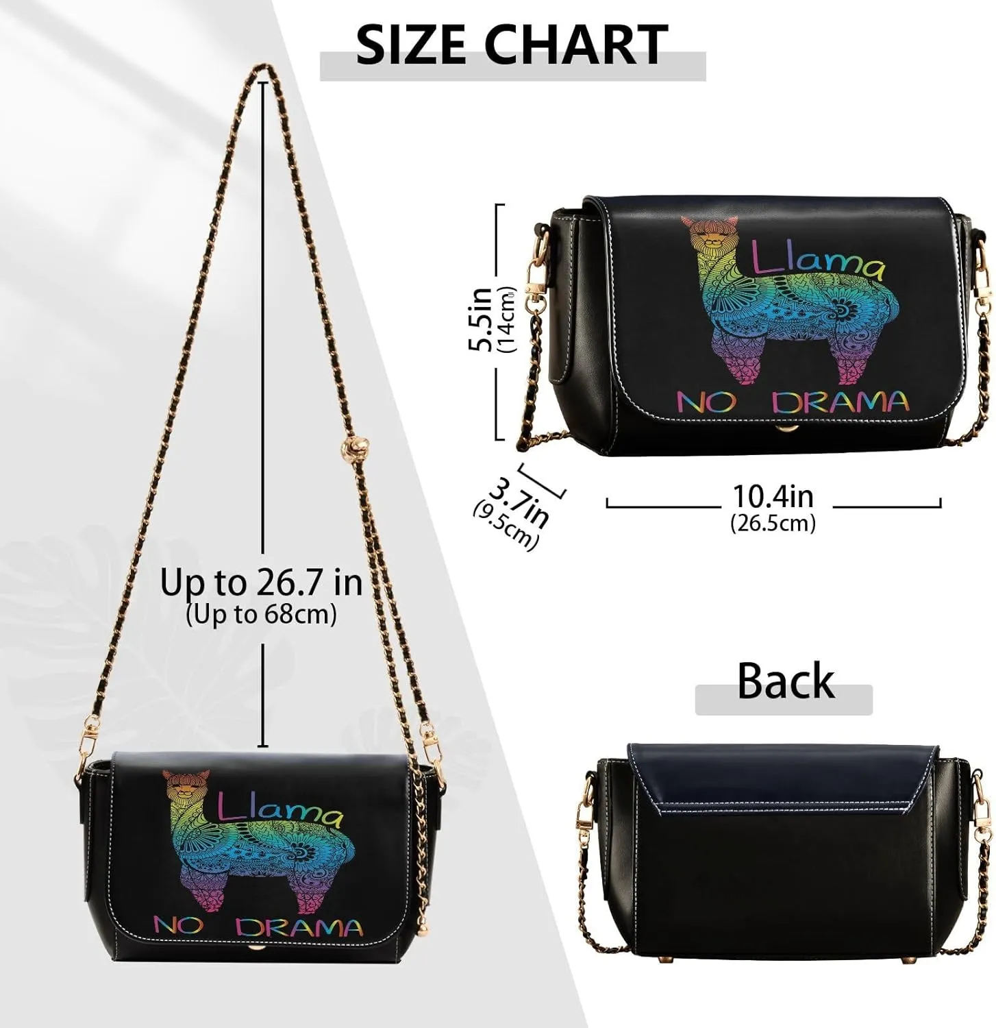 Crossbody Bags for Women Trendy Women's Black Shoulder Bag Small PU Leather Flap Cross Body Bag Handbags