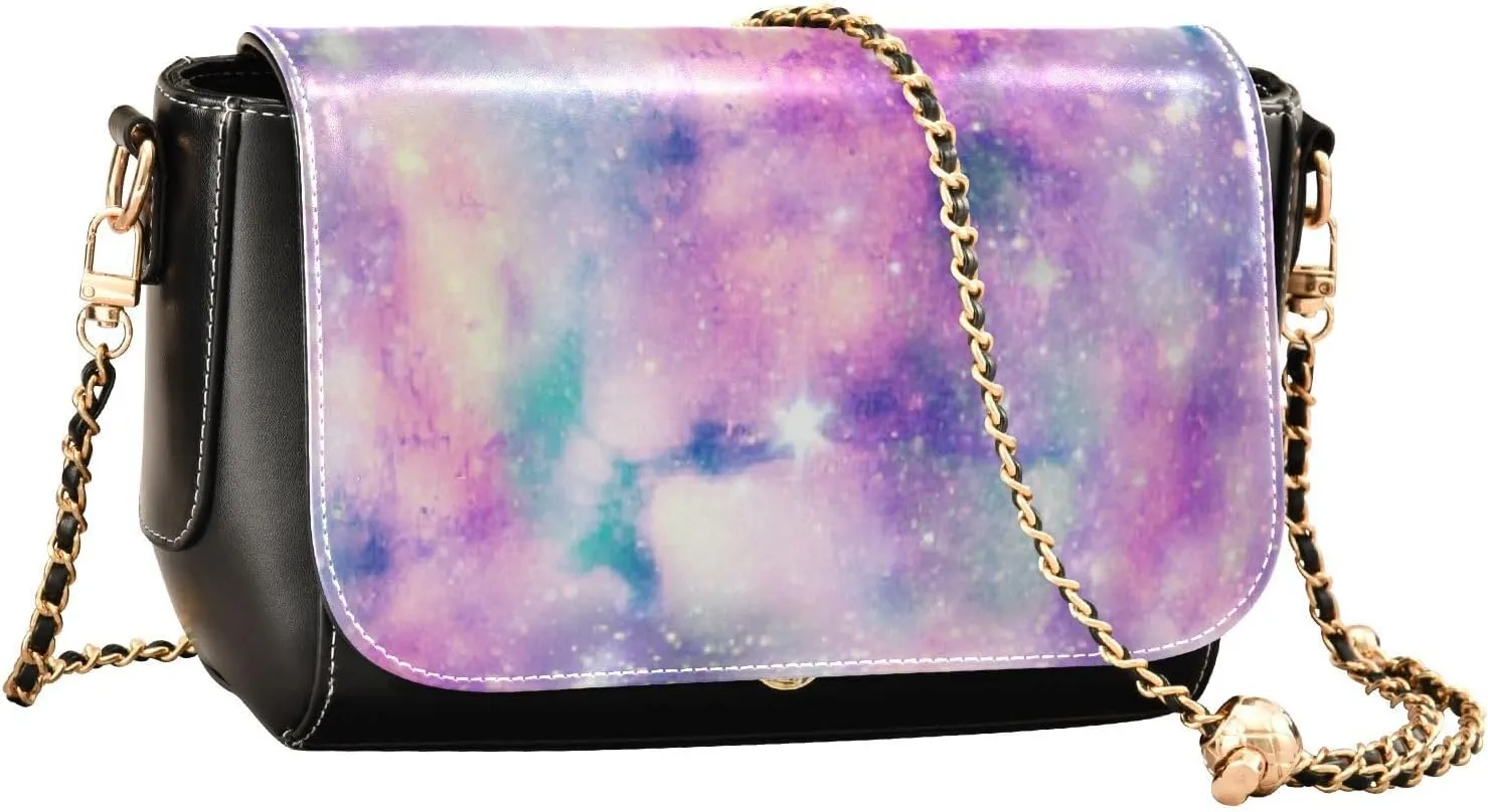 Crossbody Bags for Women Trendy Women's Black Shoulder Bag Small PU Leather Flap Cross Body Bag Handbags