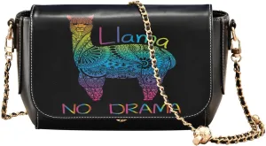 Crossbody Bags for Women Trendy Women's Black Shoulder Bag Small PU Leather Flap Cross Body Bag Handbags
