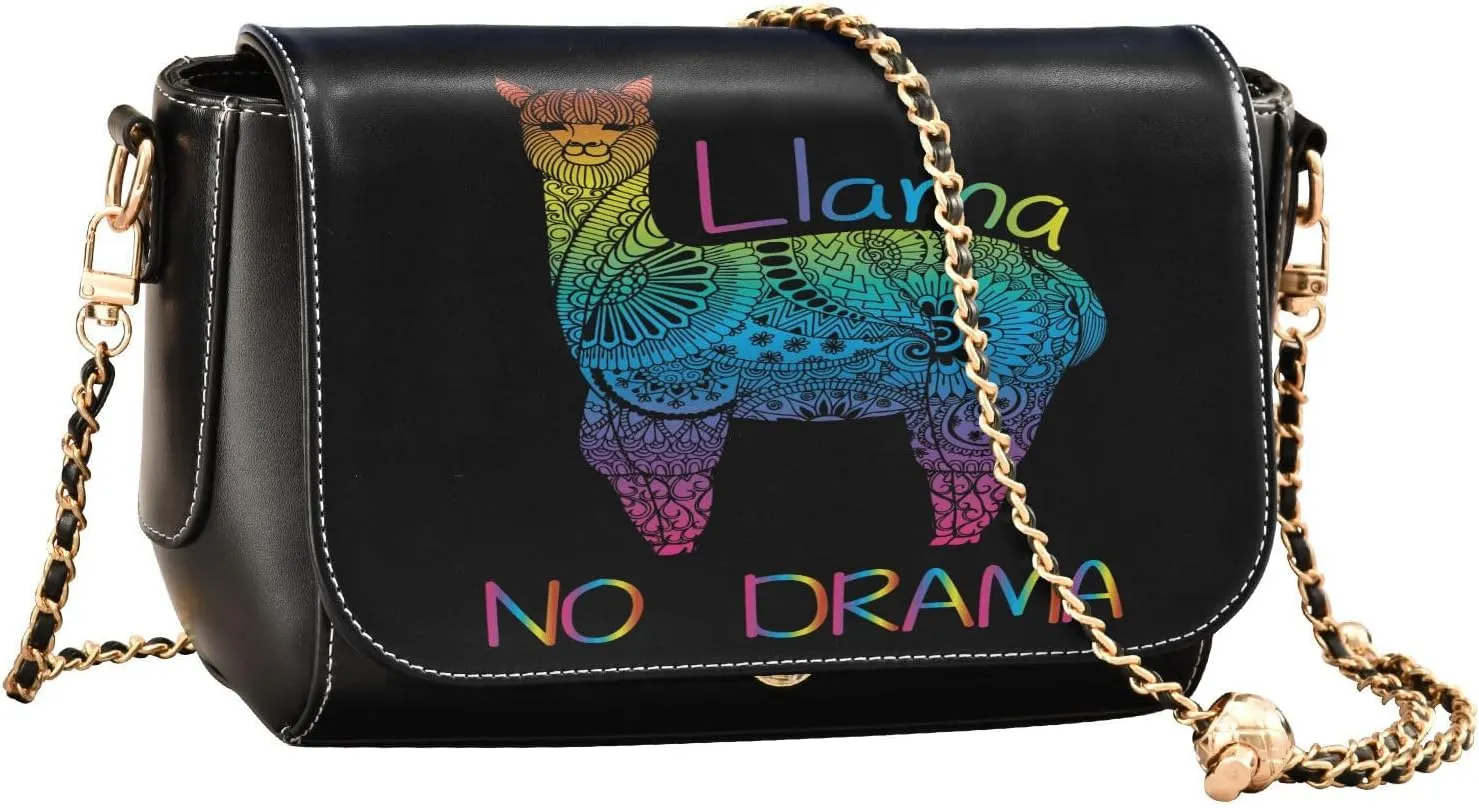 Crossbody Bags for Women Trendy Women's Black Shoulder Bag Small PU Leather Flap Cross Body Bag Handbags
