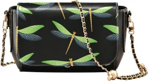 Crossbody Bags for Women Trendy Women's Black Shoulder Bag Small PU Leather Flap Cross Body Bag Handbags