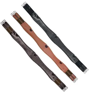 Curved Leather Saddle Girth - Long Style