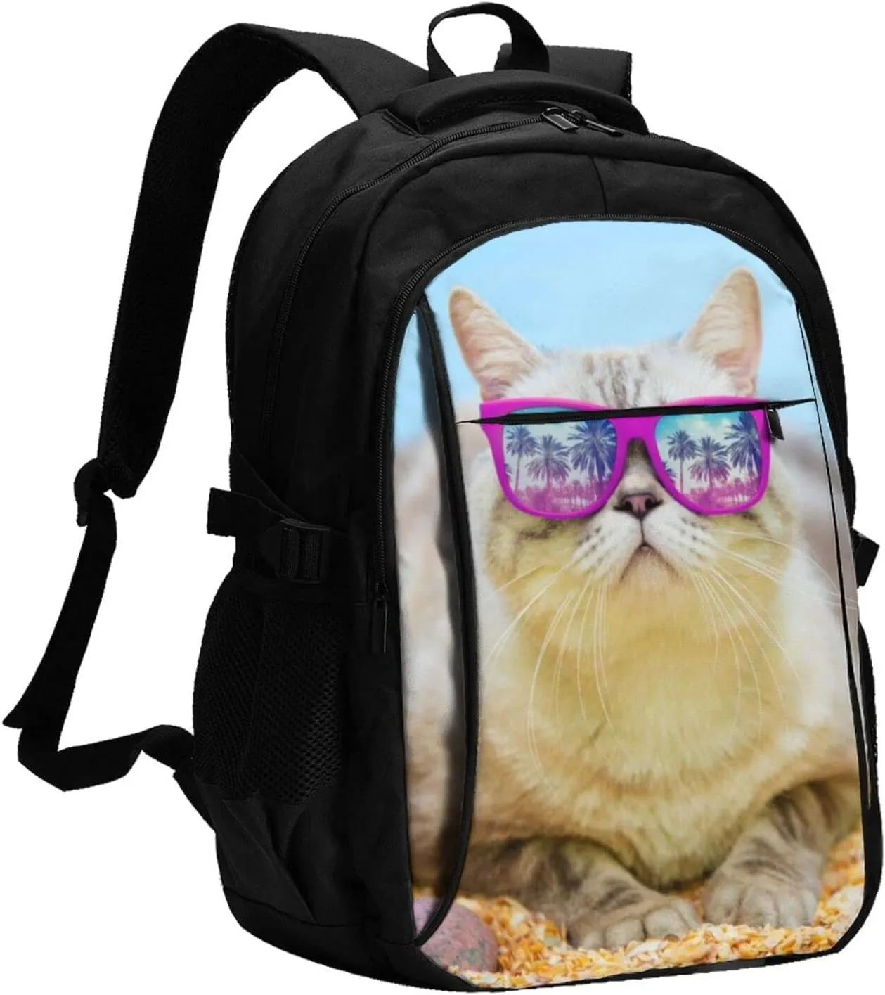 Custom Backpack Personalized Travel Knapsack Add Your Picture Text Logo Large Capacity Casual Backpack for Work Travel (Style4)