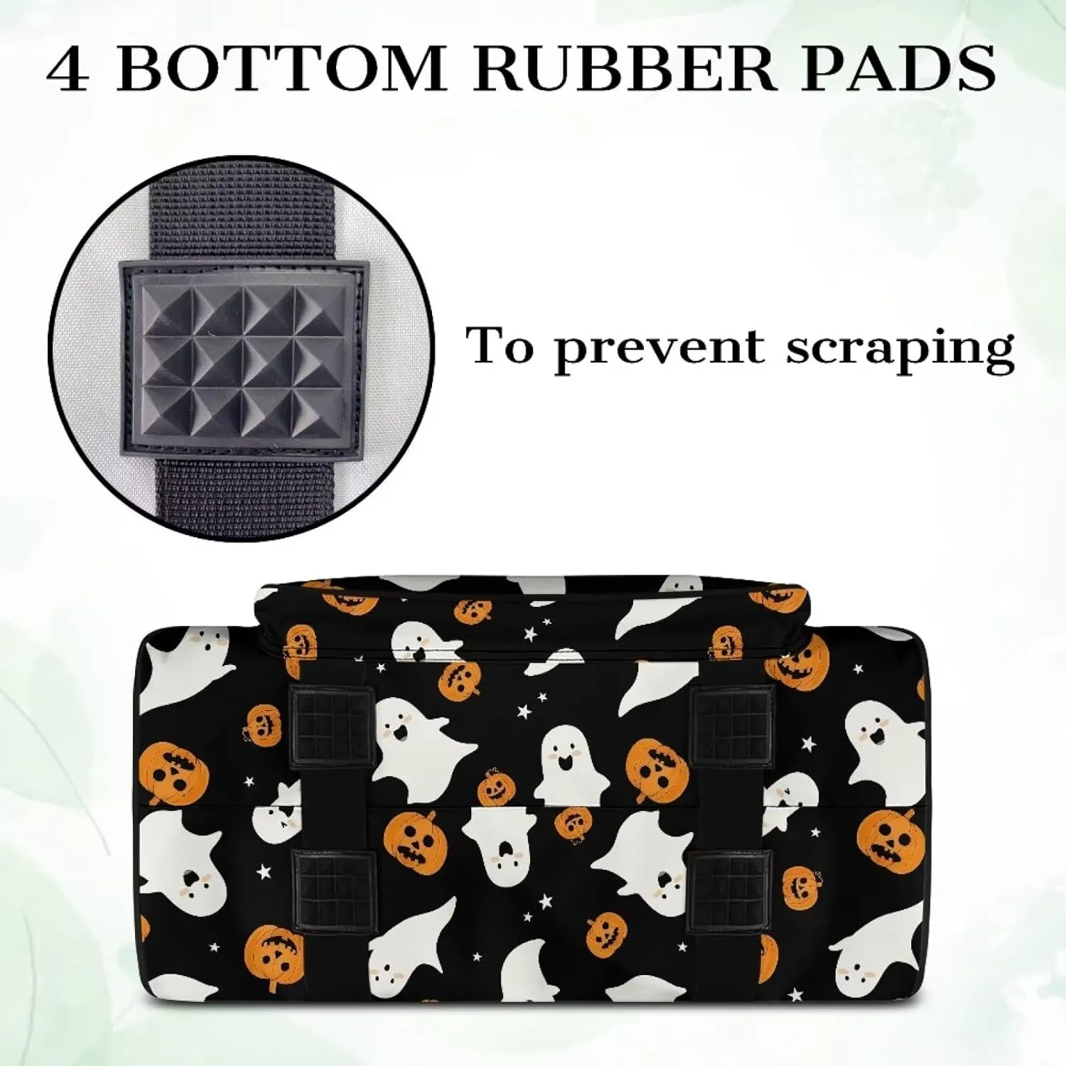 Cute Ghost Cover for Sewing Machine Pumpkin Sewing Machine Cover Dust Cover Large for Halloween Holiday Gifts for Mother Parents Home Bag Sewing Machine Convenient