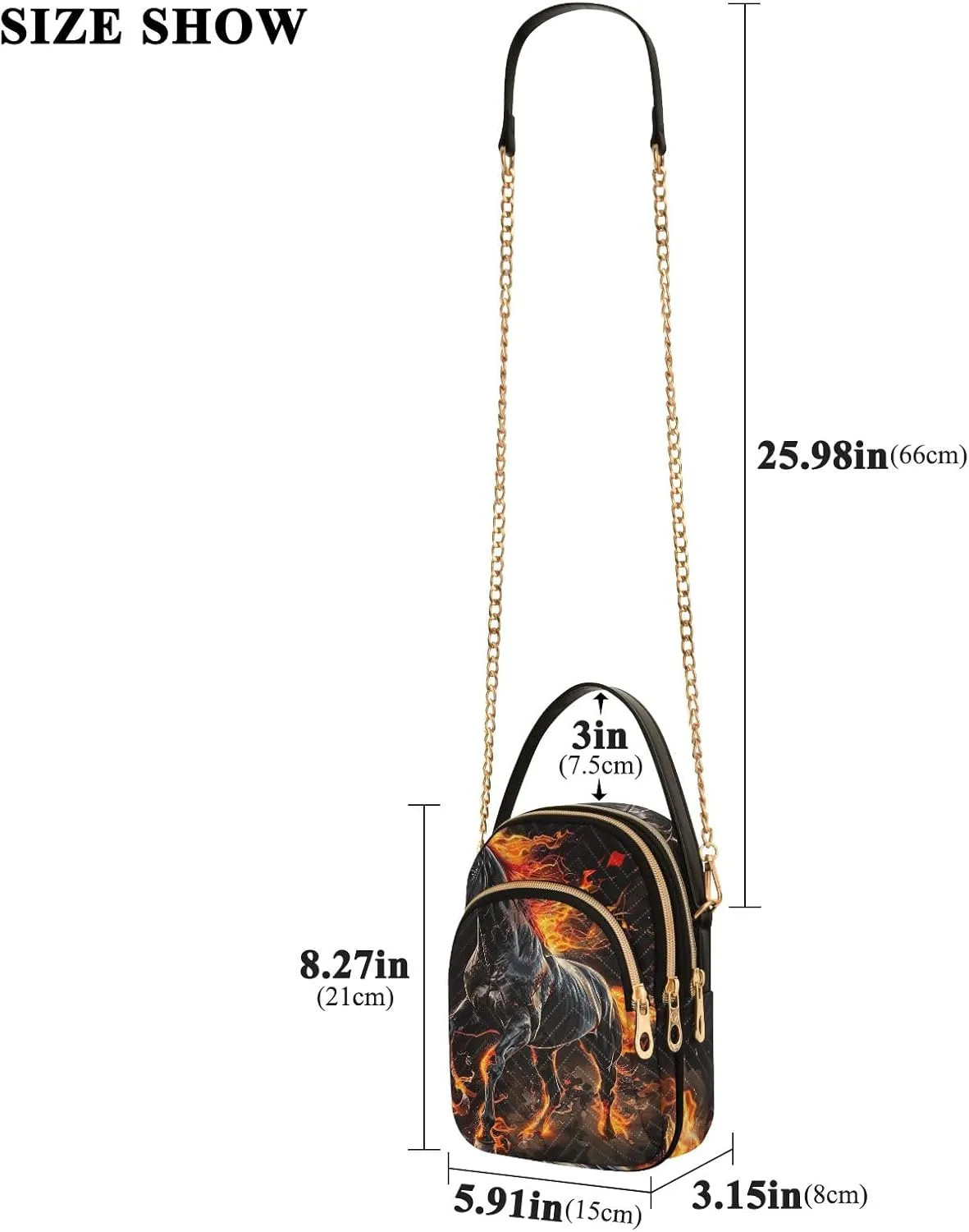 Cute Playful Cat Blue Bags for Women Trendy Phone Purse Crossbody for Women