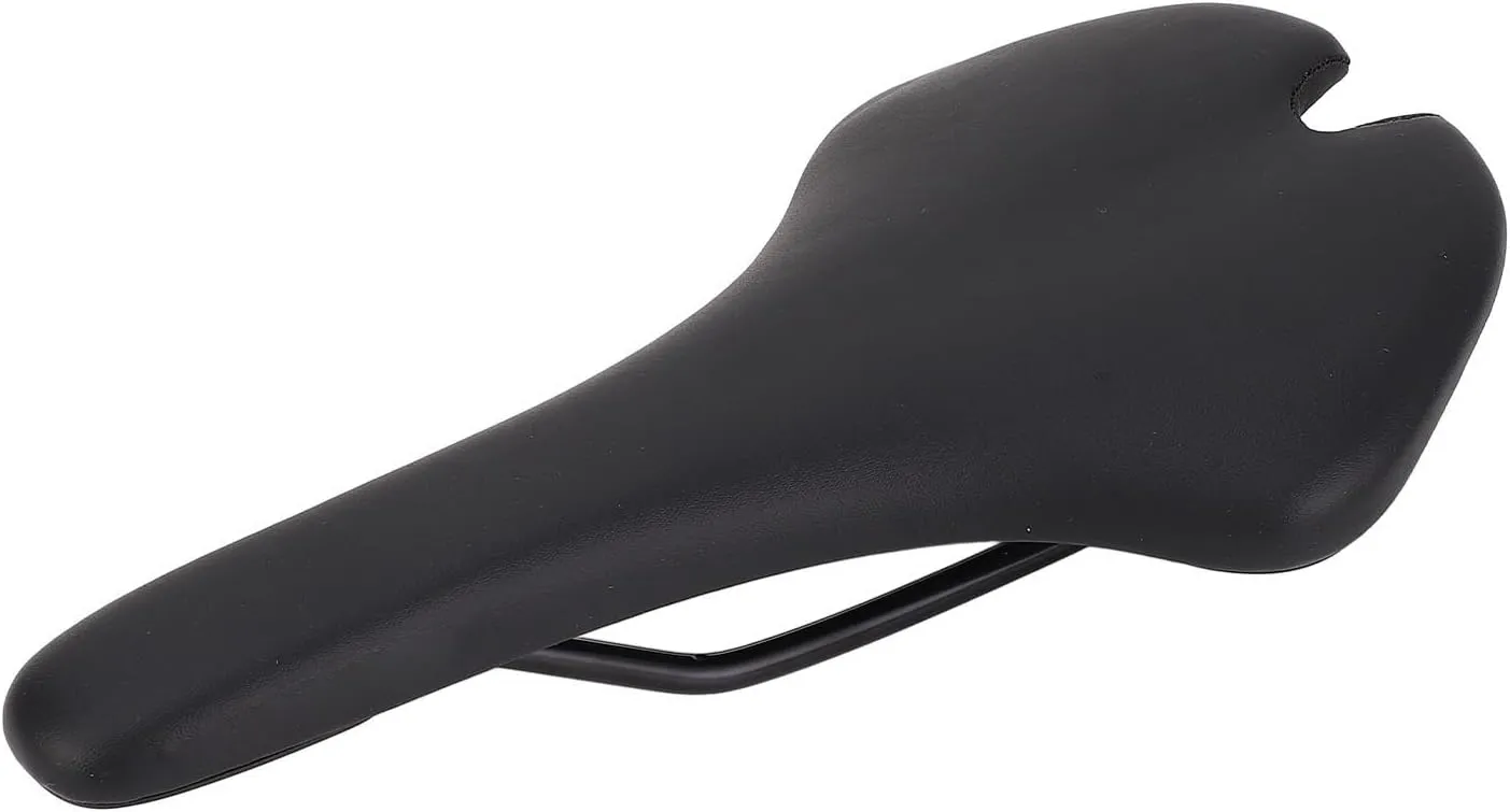 Cycle Seat Cushion, PU Leather Foam Comfortable Ergonomic Shock Absorbing Cycle Saddle for Road Mountain Cycle