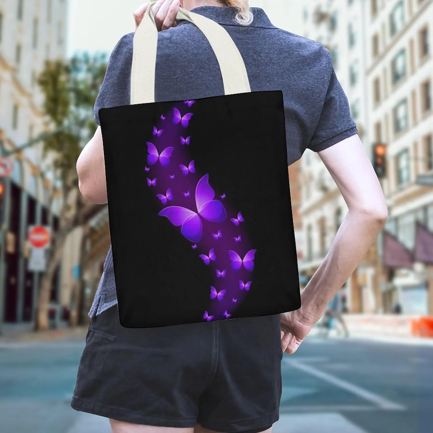 Dachshunds Clothes Dog Large Capacity Stylish Canvas Tote Bag